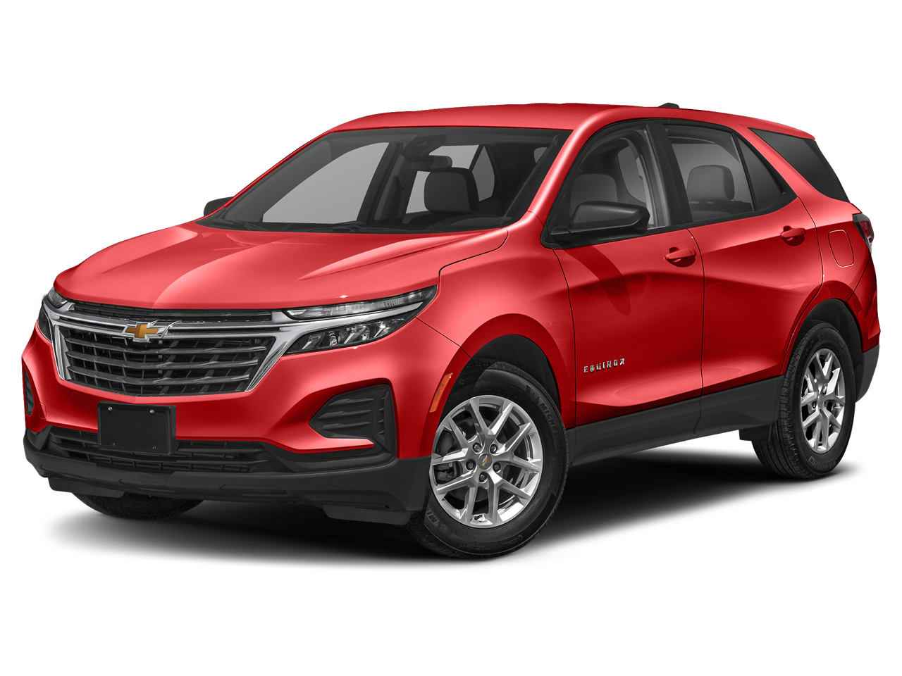 2024 Chevrolet Equinox LT in Summit White — front three-quarter view