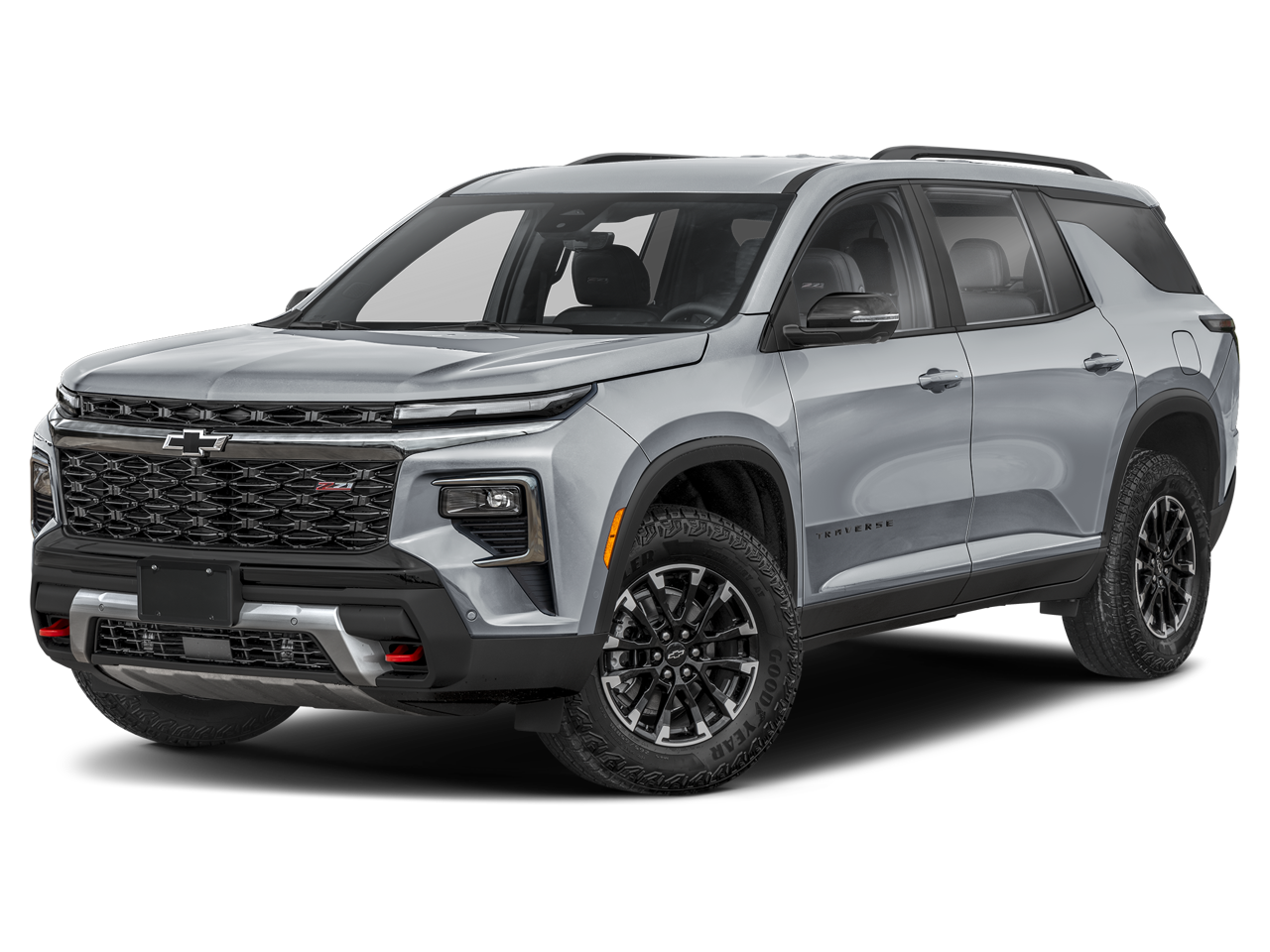 2025 Chevrolet Traverse High Country in Radiant Red Tintcoat — front three-quarter view