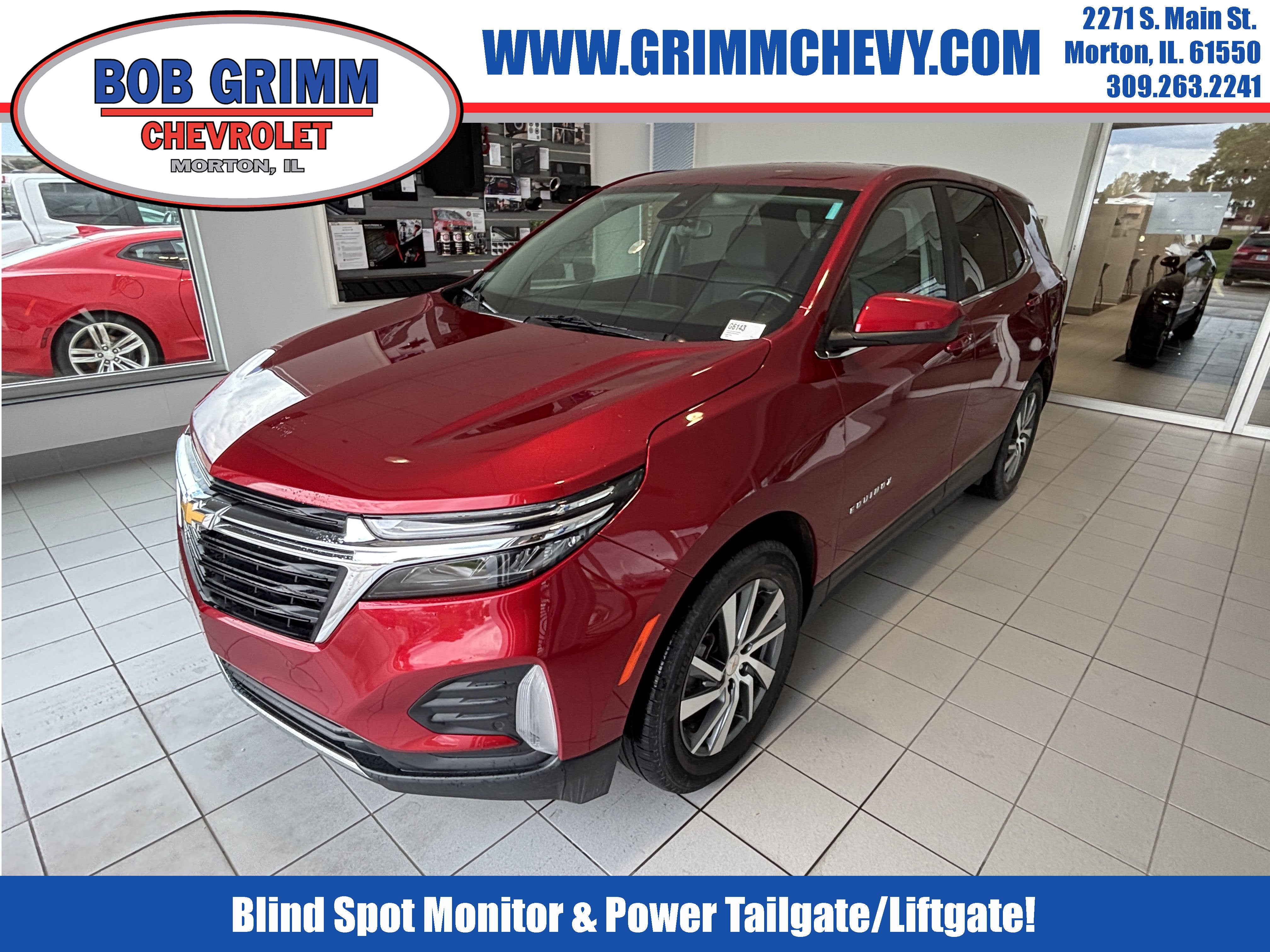 2024 Chevrolet Equinox LT in Radiant Red Tintcoat — front three-quarter view